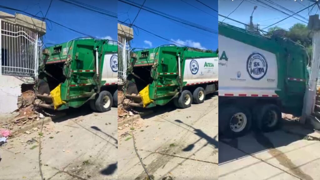 Camión de Atesa se queda sin frenos y choca contra casa en Nacho Vives ...